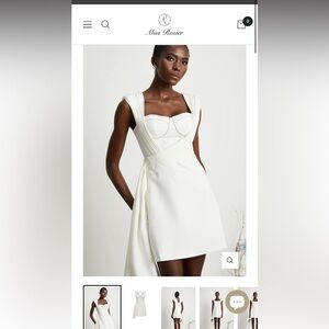 Miss Roiser white dress
